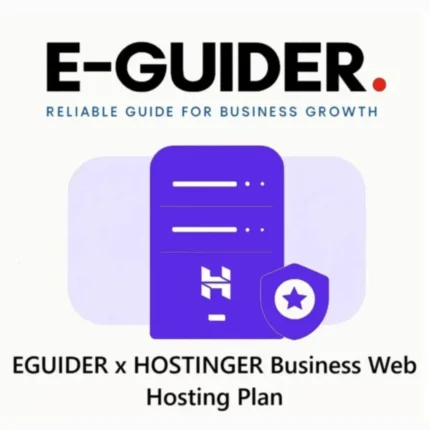 EGUIDER x HOSTINGER Business Web Hosting Plan
